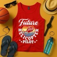 Future Helicopter Pilot Tank Top thumb 4