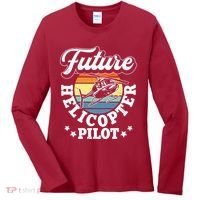 Future Helicopter Pilot Women's Long Sleeve Shirt thumb 0