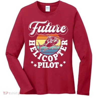 Future Helicopter Pilot Women's Long Sleeve Shirt