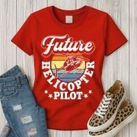 Future Helicopter Pilot Women's T-Shirt thumb 3