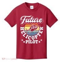 Future Helicopter Pilot Kids T-Shirt thumb 0