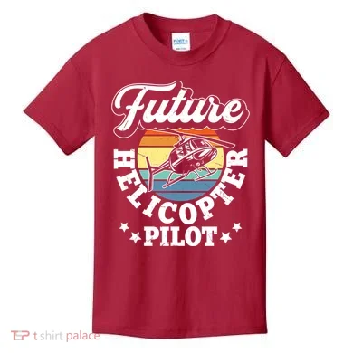 Future Helicopter Pilot Kids T-Shirt