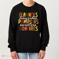 Flannels Hayrides Pumpkins Sweaters Bonfires Women's Sweatshirt thumb 0