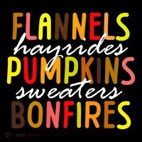 Flannels Hayrides Pumpkins Sweaters Bonfires Doggie Tank thumb 4