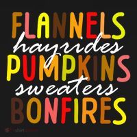 Flannels Hayrides Pumpkins Sweaters Bonfires Apron thumb 3