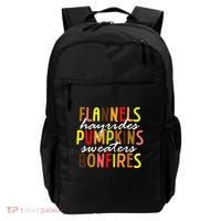 Flannels Hayrides Pumpkins Sweaters Bonfires Backpack thumb 0