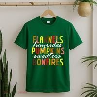 Flannels Hayrides Pumpkins Sweaters Bonfires T-Shirt thumb 2