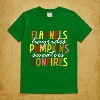 Flannels Hayrides Pumpkins Sweaters Bonfires T-Shirt thumb 5
