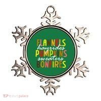 Flannels Hayrides Pumpkins Sweaters Bonfires Ornament thumb 0