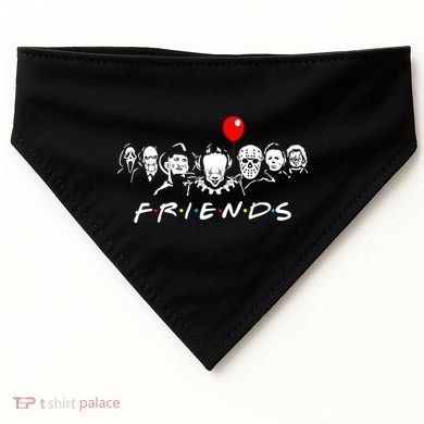 Friends Halloween Parody USA-Made Doggie Bandana