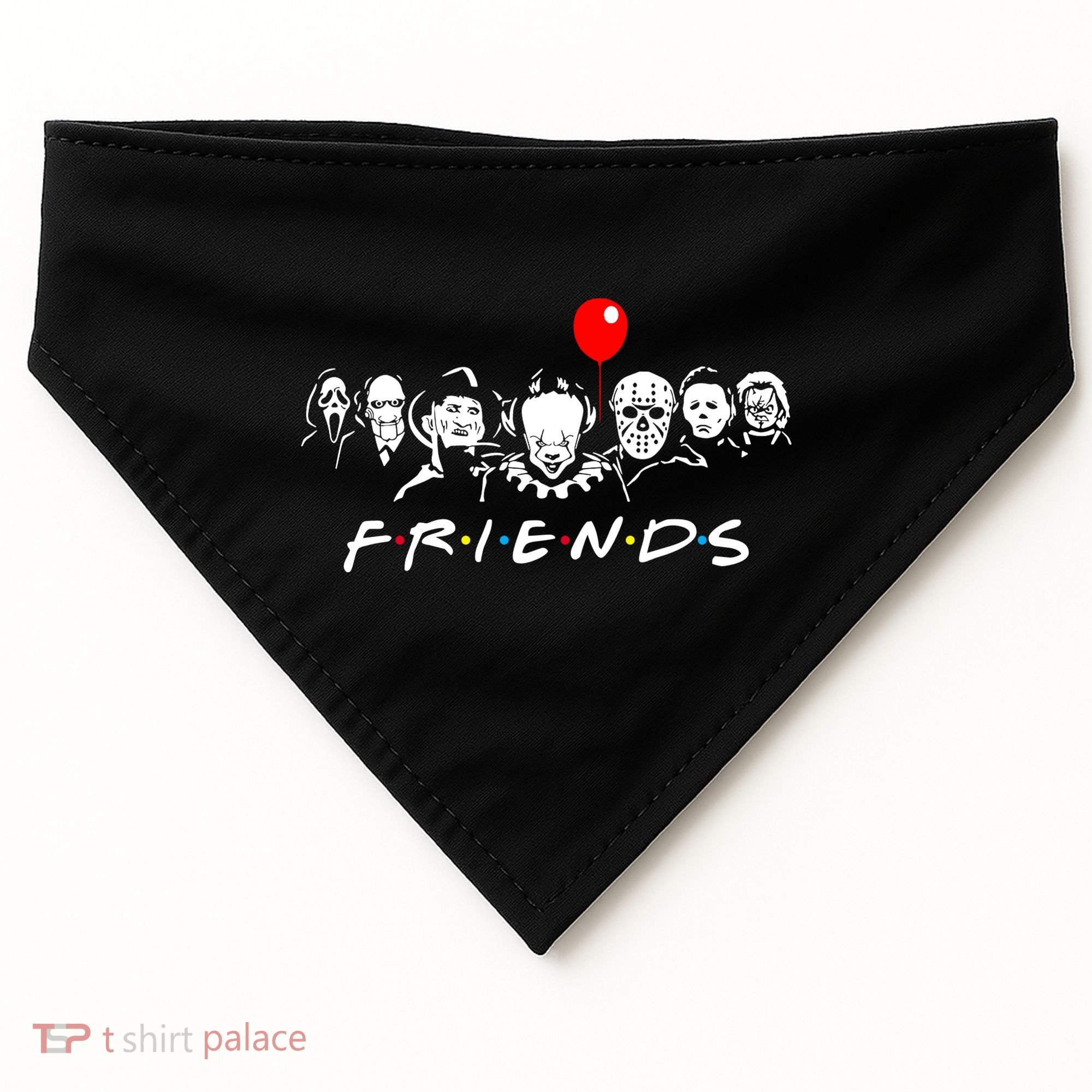 Friends Halloween Parody USA-Made Doggie Bandana