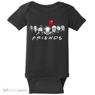Friends Halloween Parody Baby Bodysuit