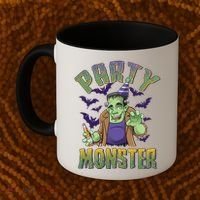 Funny Halloween Party Monster Frankenstein Coffee Mug thumb 2