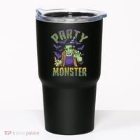 Funny Halloween Party Monster Frankenstein Tumbler thumb 0