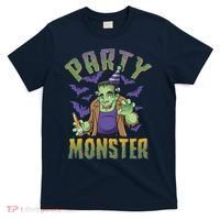 Funny Halloween Party Monster Frankenstein T-Shirt thumb 0