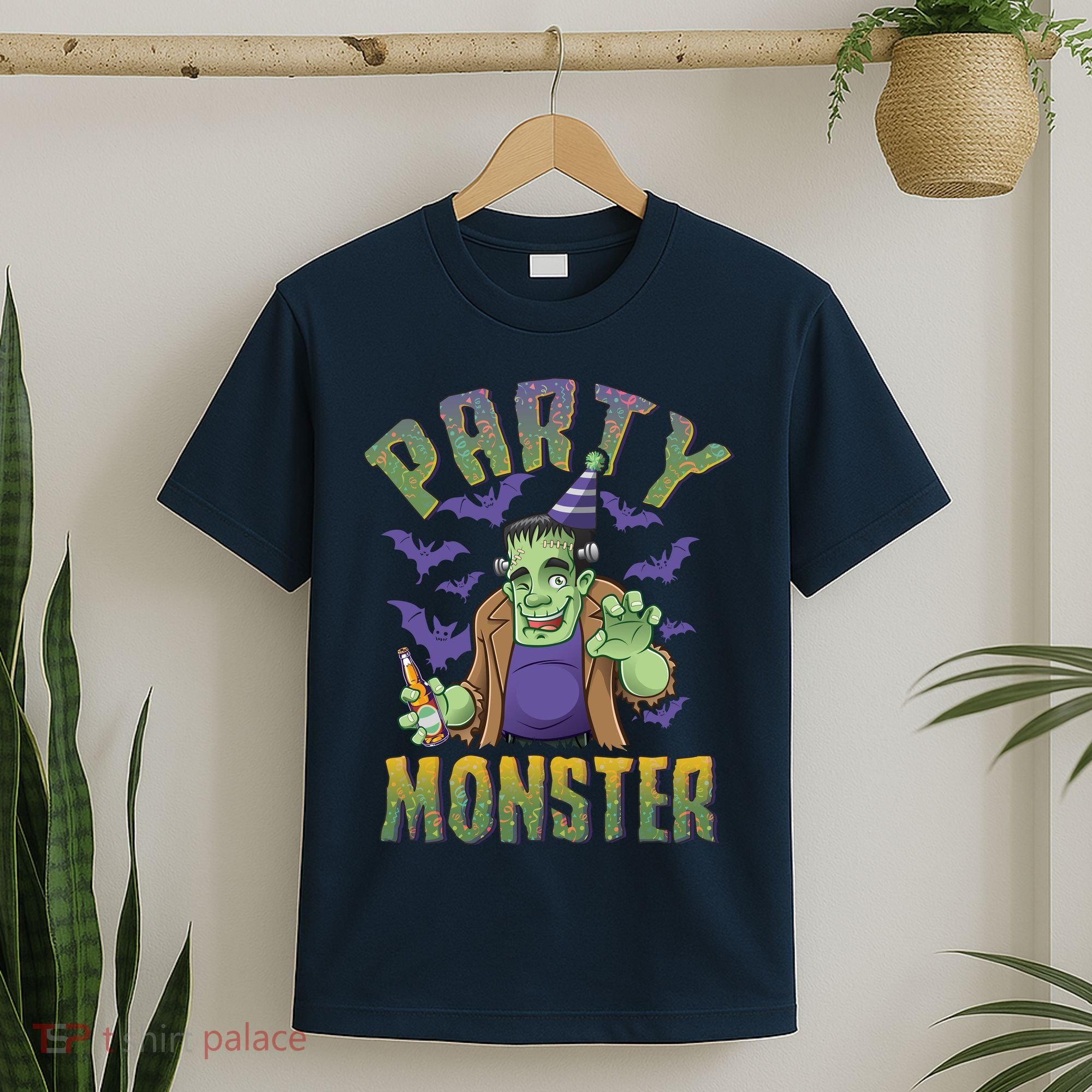 Funny Halloween Party Monster Frankenstein T-Shirt