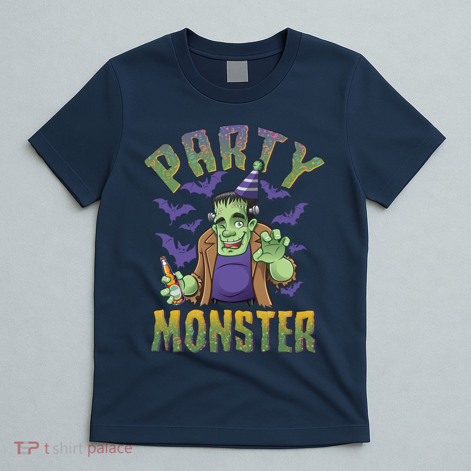 Funny Halloween Party Monster Frankenstein T-Shirt