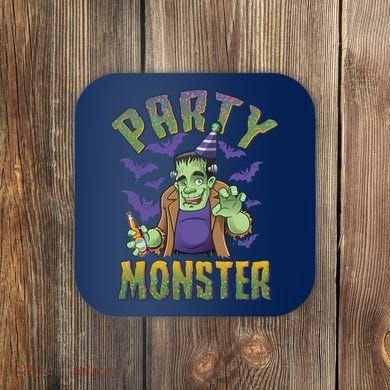 Funny Halloween Party Monster Frankenstein Coaster