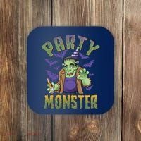 Funny Halloween Party Monster Frankenstein Coaster thumb 0