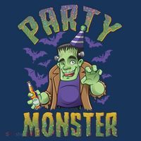 Funny Halloween Party Monster Frankenstein Mousepad thumb 1