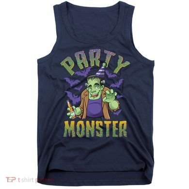 Funny Halloween Party Monster Frankenstein Tank Top