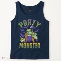 Funny Halloween Party Monster Frankenstein Tank Top thumb 2