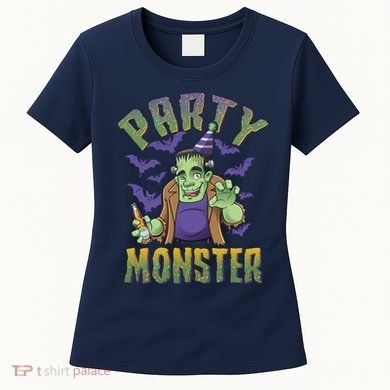 Funny Halloween Party Monster Frankenstein Women's T-Shirt