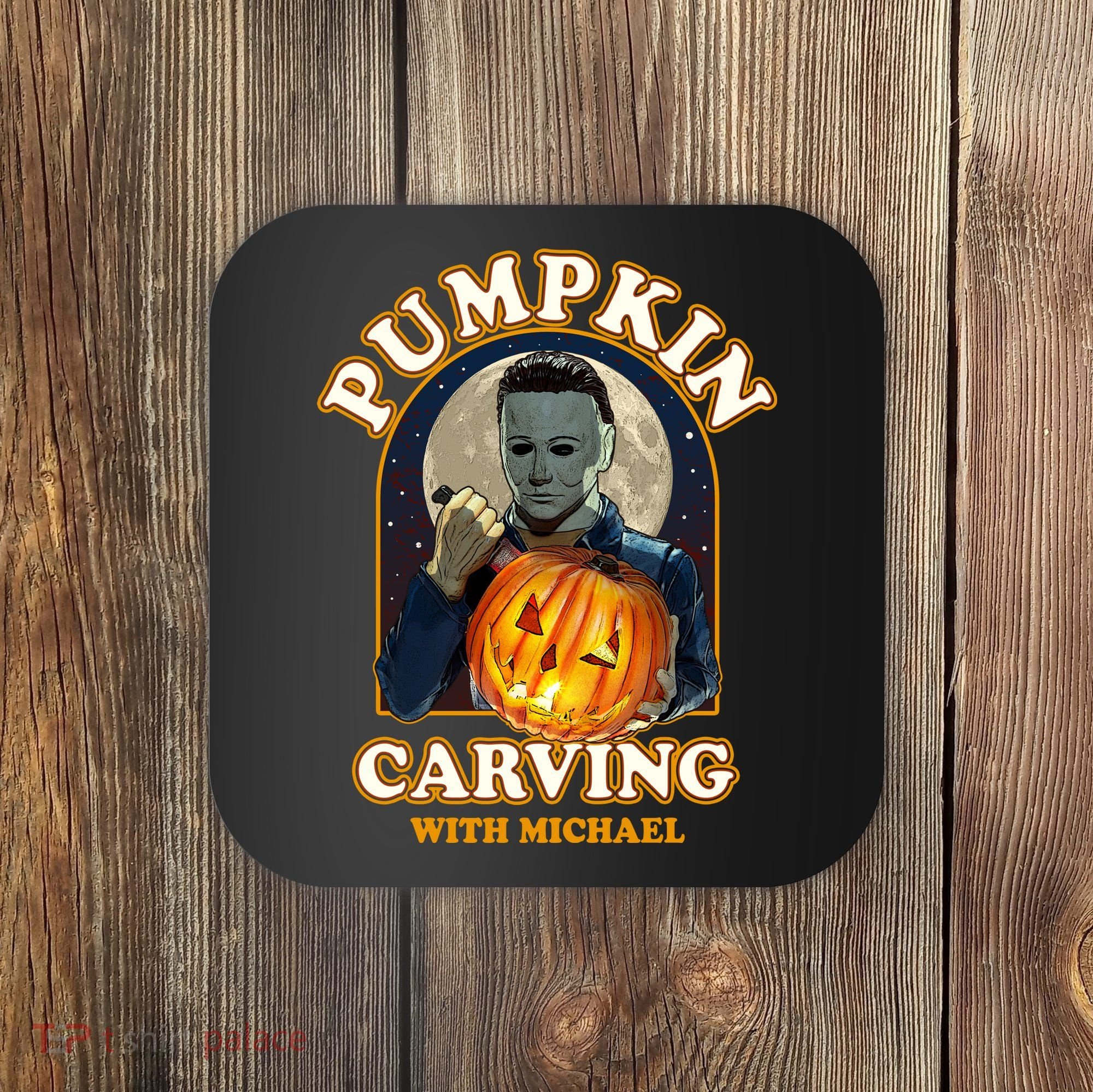 Funny Halloween Pumpkin Carving With Michael Coaster