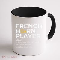 French Horn Player Definition Funny French Horn Coffee Mug thumb 1