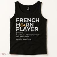 French Horn Player Definition Funny French Horn Tank Top thumb 2