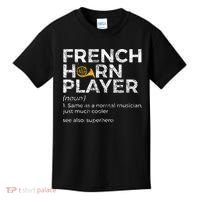 French Horn Player Definition Funny French Horn Kids T-Shirt thumb 0