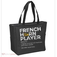 French Horn Player Definition Funny French Horn Tote Bag thumb 2