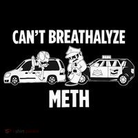 Funny Humor Quote Saying Can’T Breathalyze Meth Stripe Pom Pom Beanie thumb 2