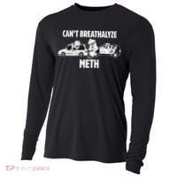 Funny Humor Quote Saying Can’T Breathalyze Meth Cooling Performance Long Sleeve Crew thumb 0