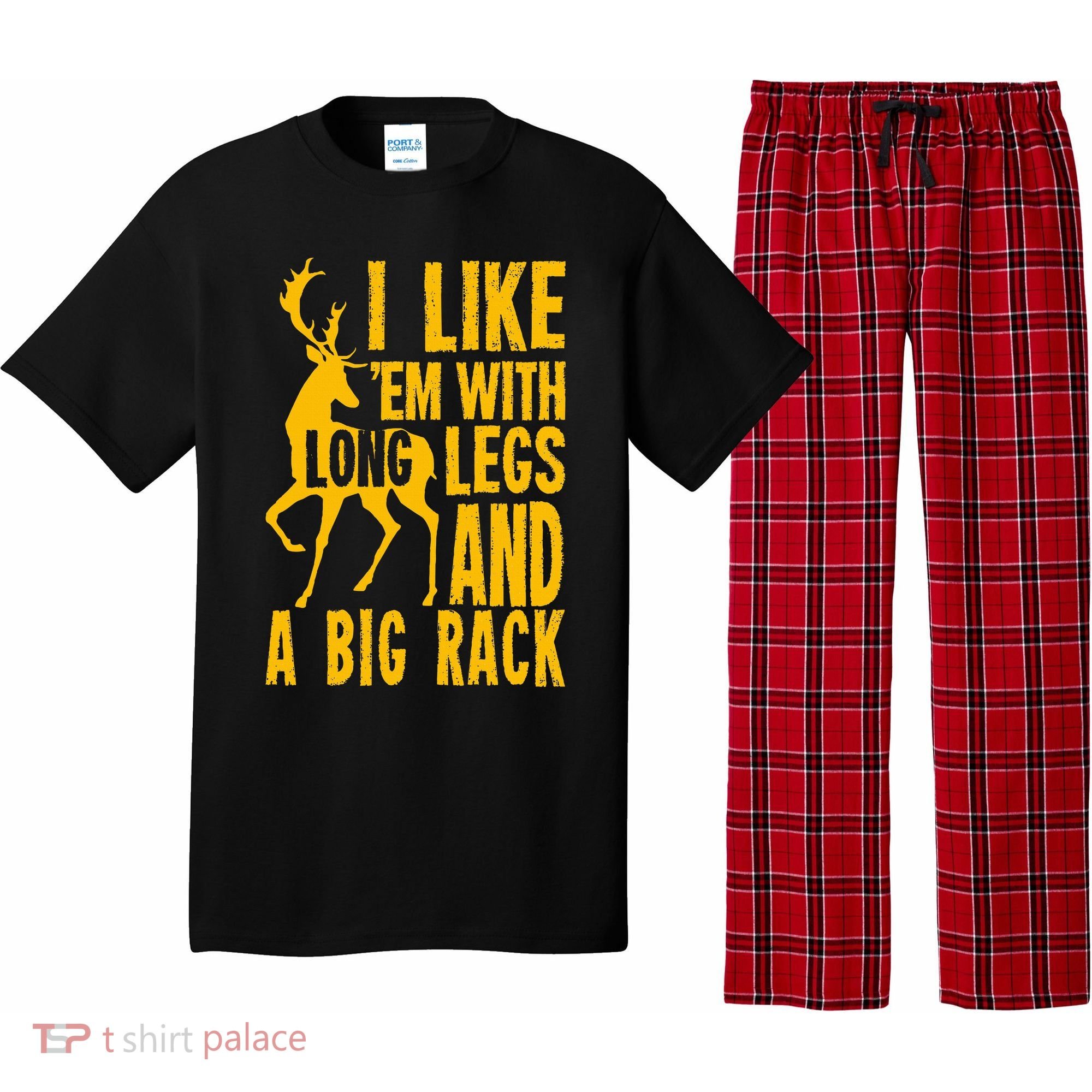Funny Hunting Quote Saying Deer Venison Elk Hunter Gift Pajama Set
