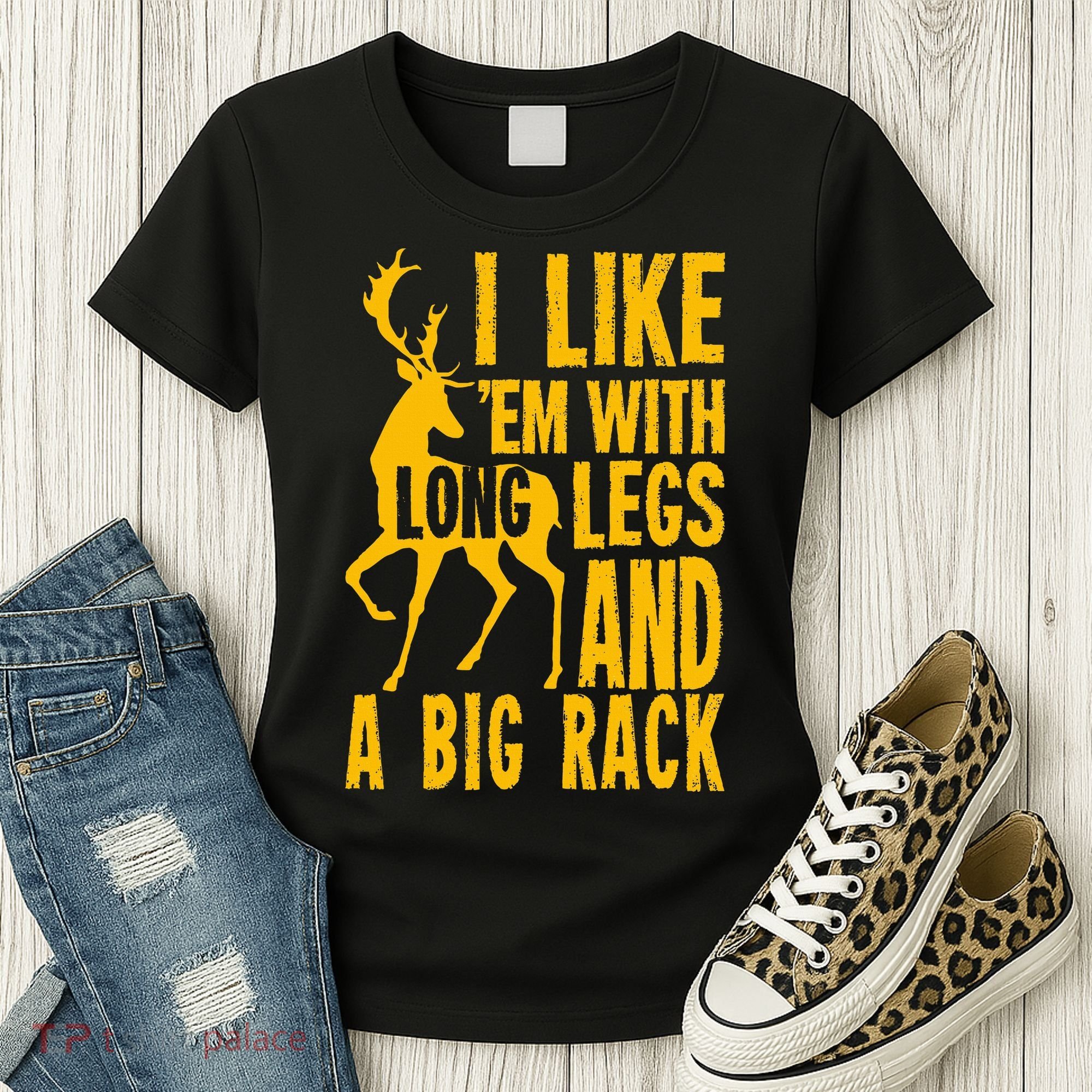 Funny Hunting Quote Saying Deer Venison Elk Hunter Gift Women's T-Shirt