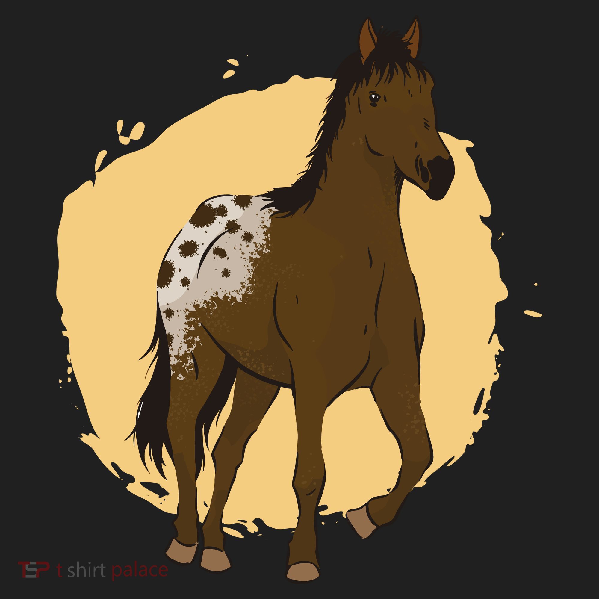 Farm Horse Running Women's Sweatshirt