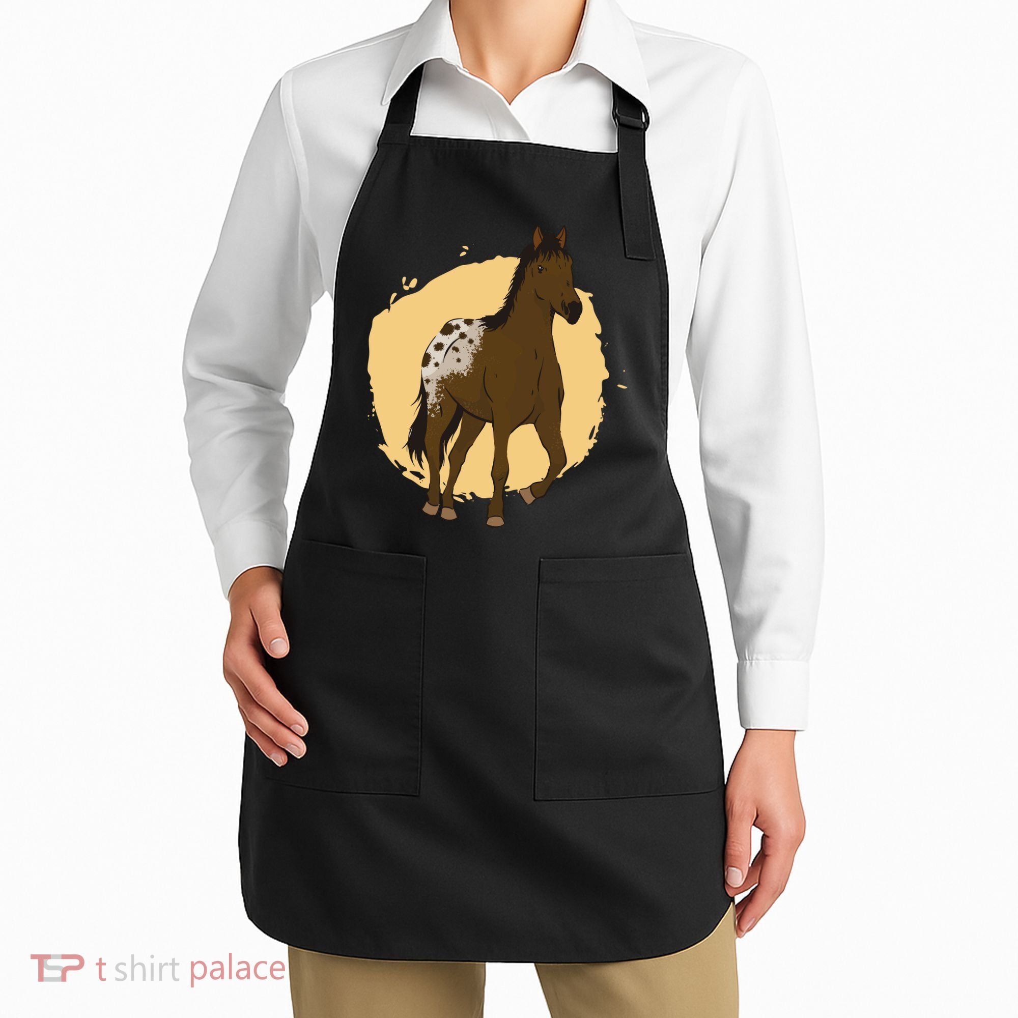 Farm Horse Running Apron