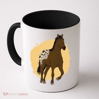 Farm Horse Running Coffee Mug