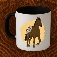 Farm Horse Running Coffee Mug thumb 2