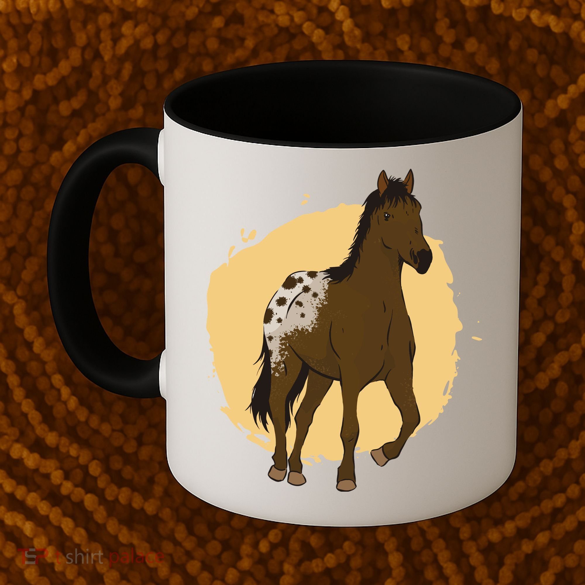 Farm Horse Running Coffee Mug