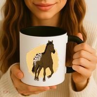 Farm Horse Running Coffee Mug thumb 3