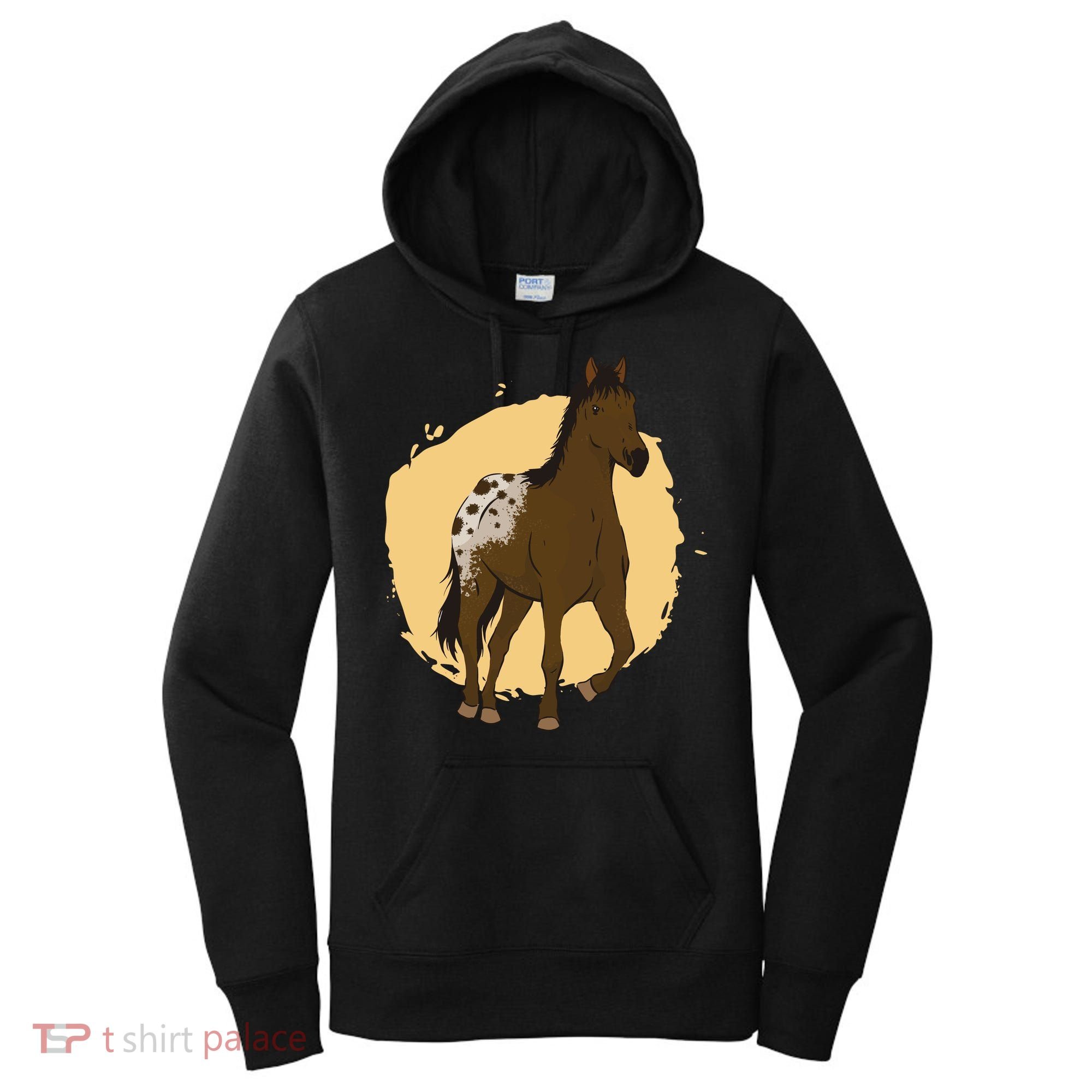 Farm Horse Running Women's Hoodie