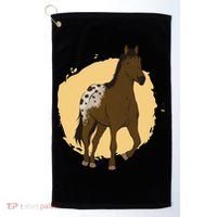 Farm Horse Running Golf Towel thumb 0