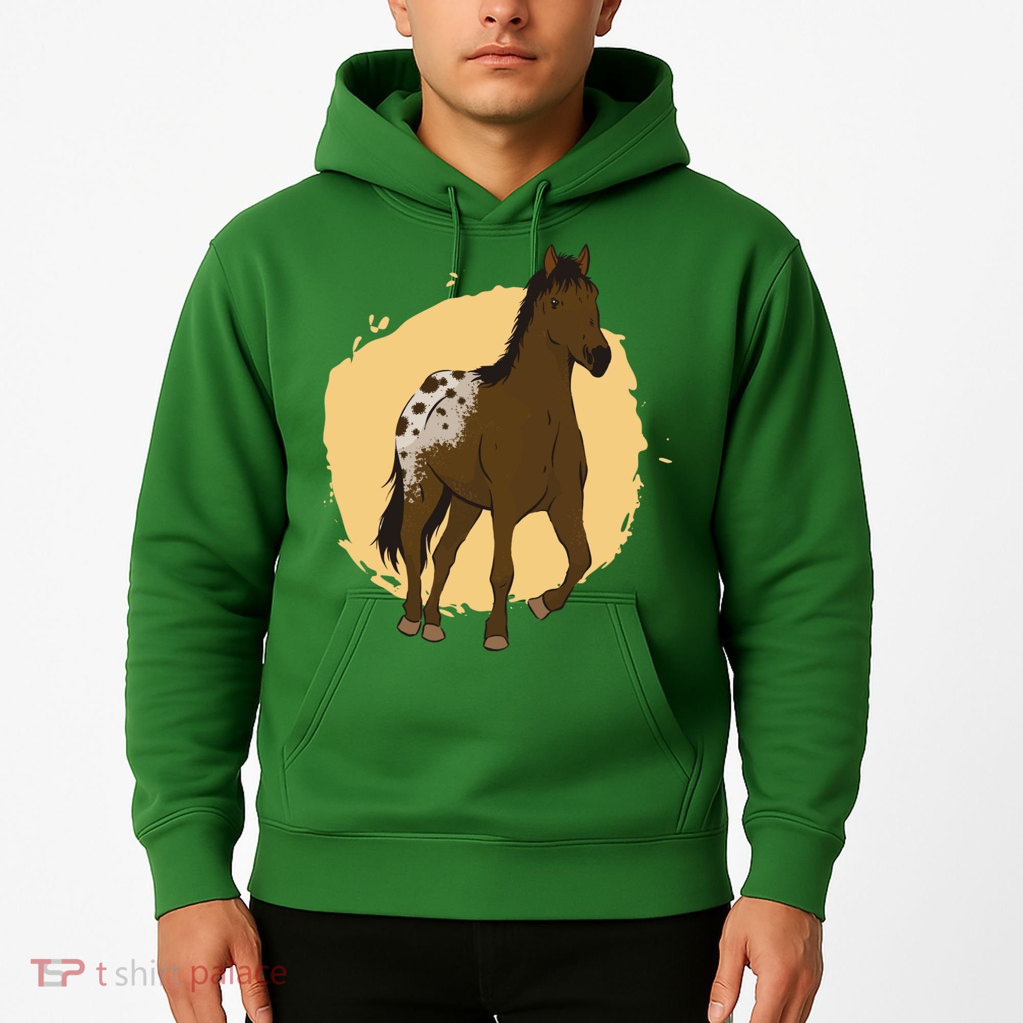 Farm Horse Running Hoodie
