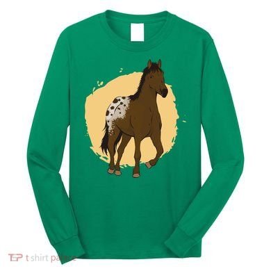 Farm Horse Running Long Sleeve Shirt
