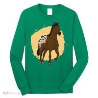 Farm Horse Running Long Sleeve Shirt thumb 0