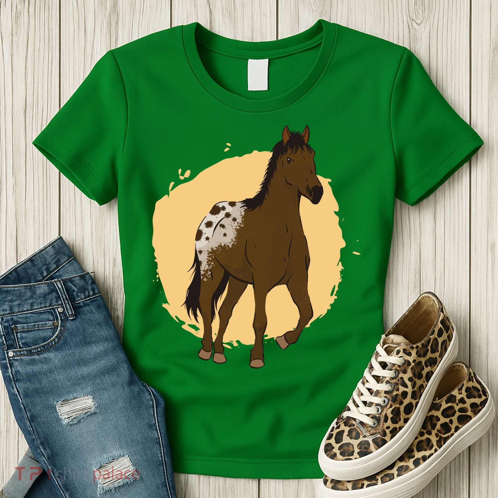 Farm Horse Running Women's T-Shirt