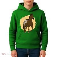 Farm Horse Running Kids Hoodie thumb 4