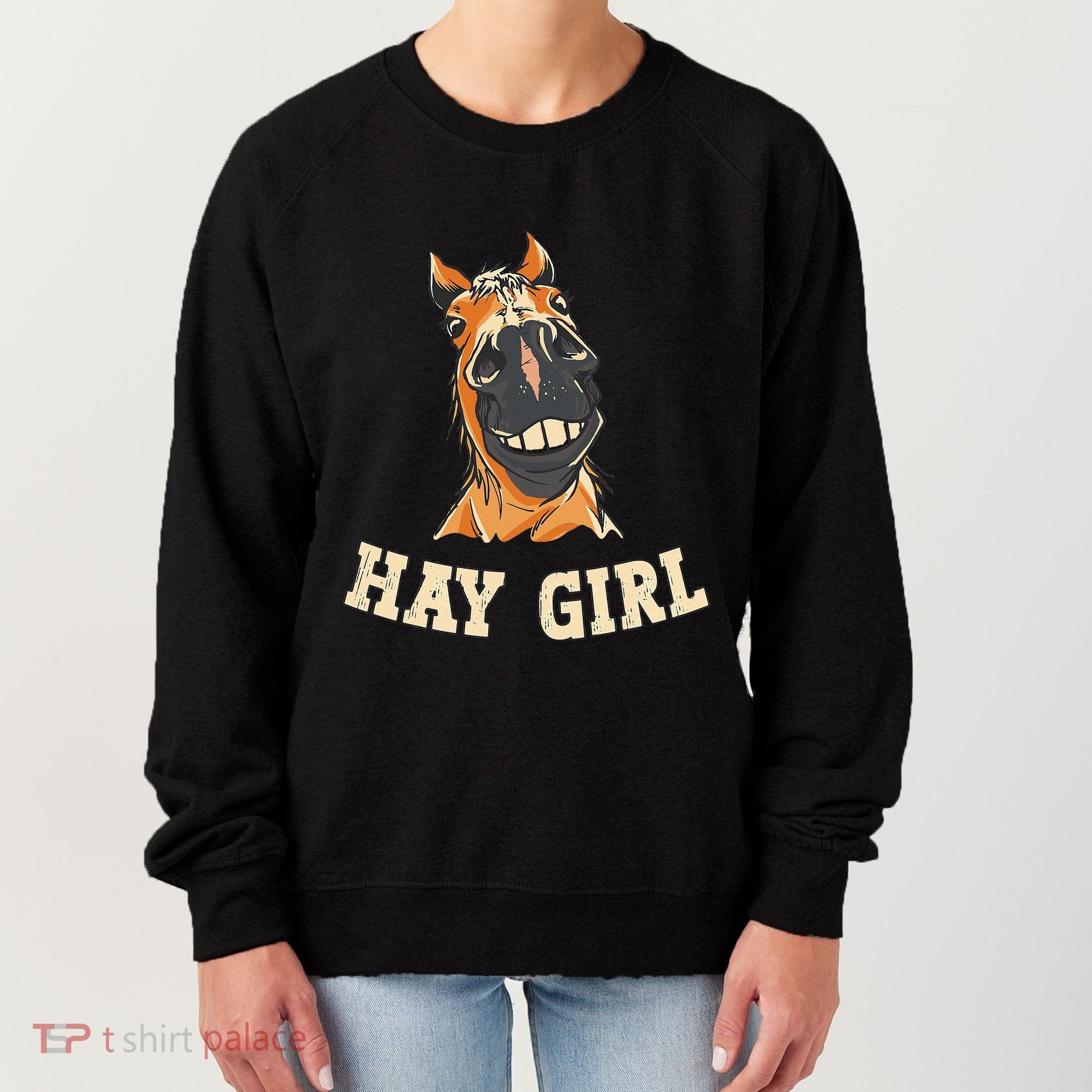 Funny Horseback Riding Equestrian Funny Horse Women's Sweatshirt